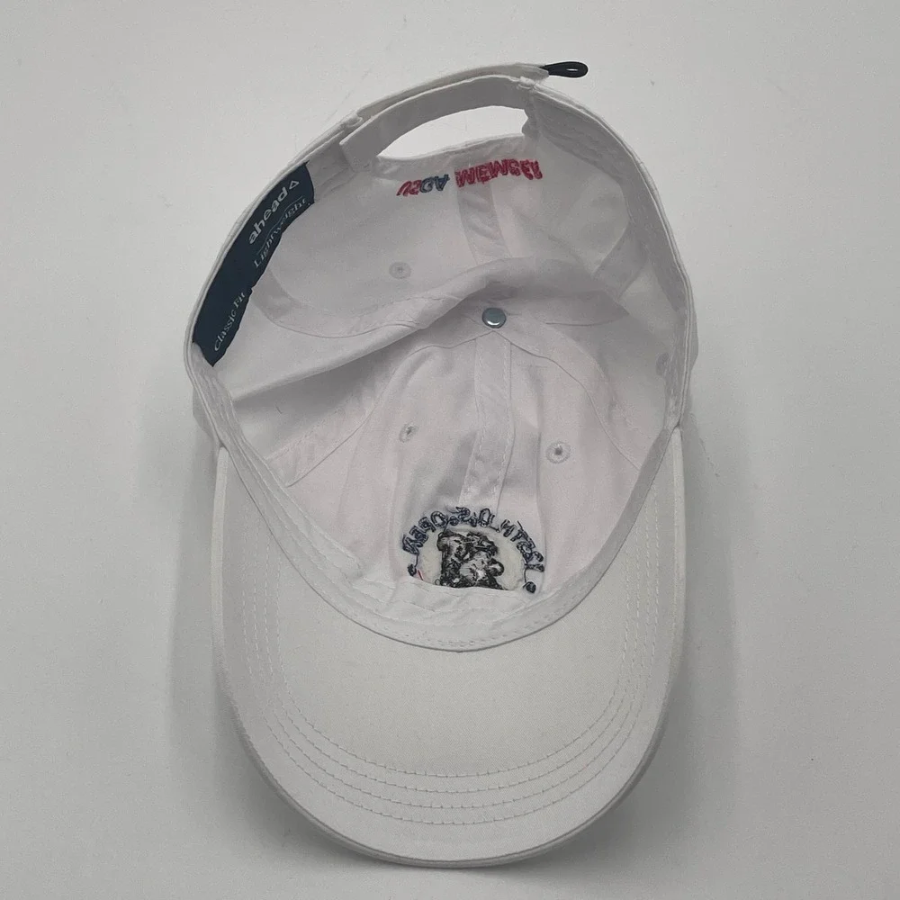 Ahead 125th US Open Oakmont White Golf Hat USGA Member Lightweight Adjustable